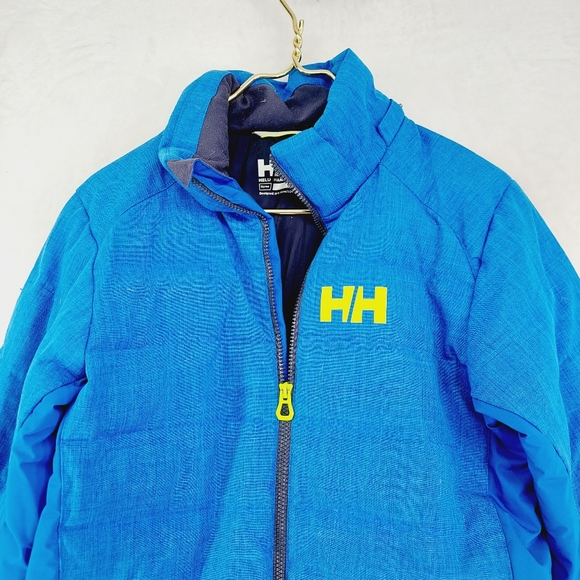 Helly Hansen Blue Zip Front Puffer Jacket Z48 - Picture 2 of 7